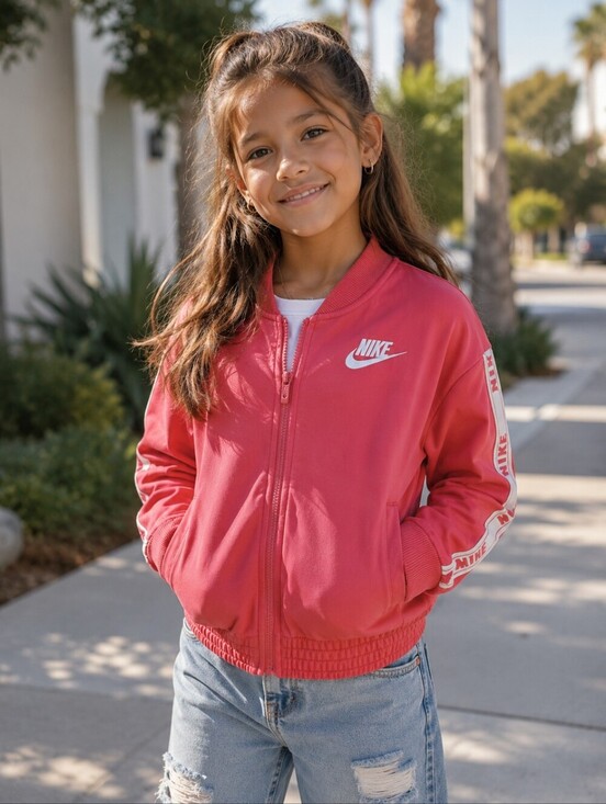 Nike Other - Nike Girls Zip-Up Track Jacket